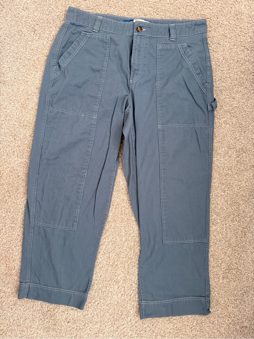 Women’s Old Navy Casual Utility Pants in Slate Blue